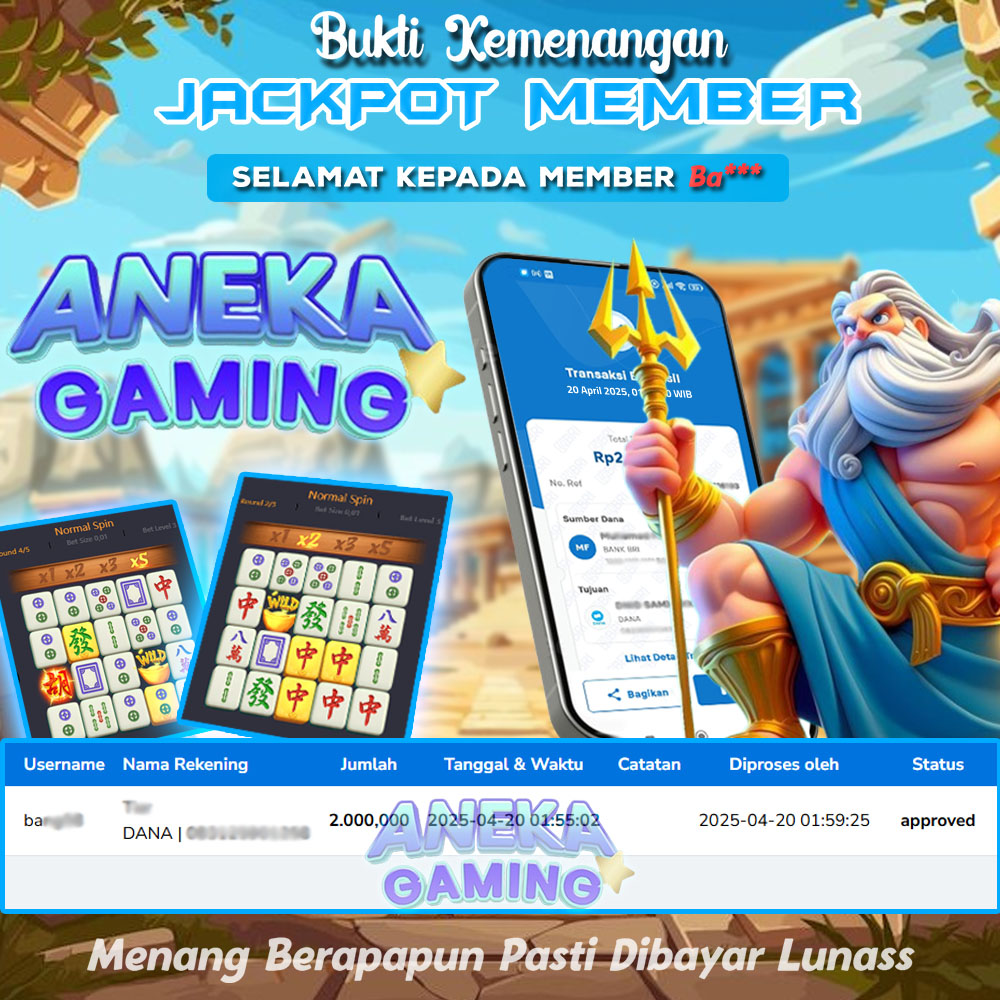 JACKPOT MAIN SLOT MAHJONG 20 APRIL 2025
